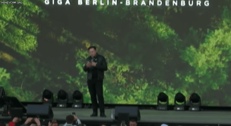 Elon Musk organized a festival at the Tesla plant in Berlin