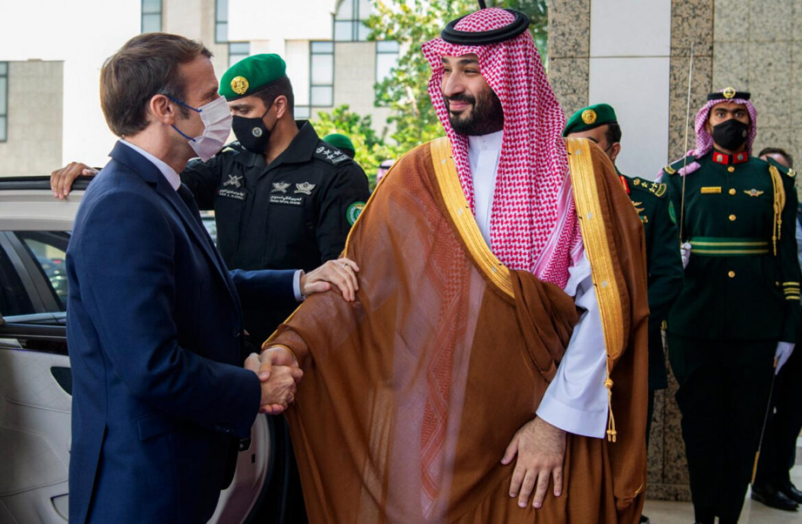 French President became the first Western leader to visit Saudi Arabia after the assassination of journalist Khashokji