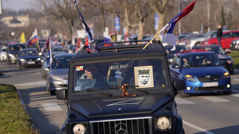 Focus: More than a thousand people supported Russia with a car parade in Cologne