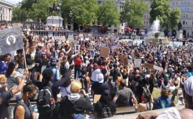 Protests Against Price Rises Take Place in London