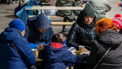 Ukrainians Flee Hunger in Europe