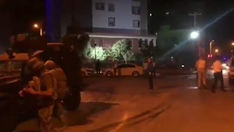 Footage Emerged from the Scene of  Terrorist Attack at a Police Station in Turkey