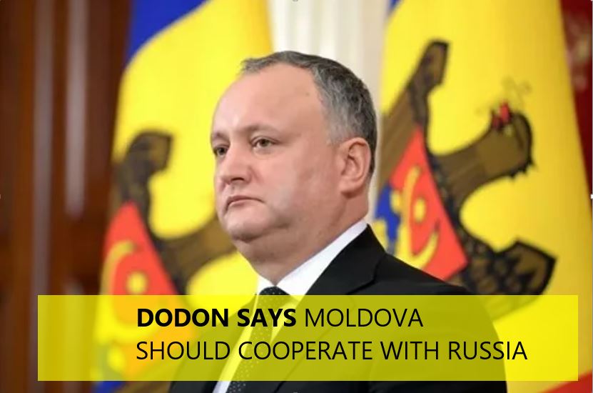Dodon Says Moldova Should Cooperate with Russia