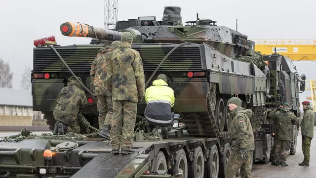 Mass Demonstration in Munich Against Tank Supplies to Ukraine