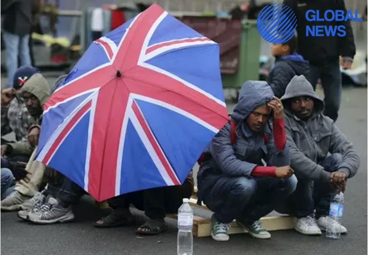 Media: Dozens of Migrants Protest at London Detention