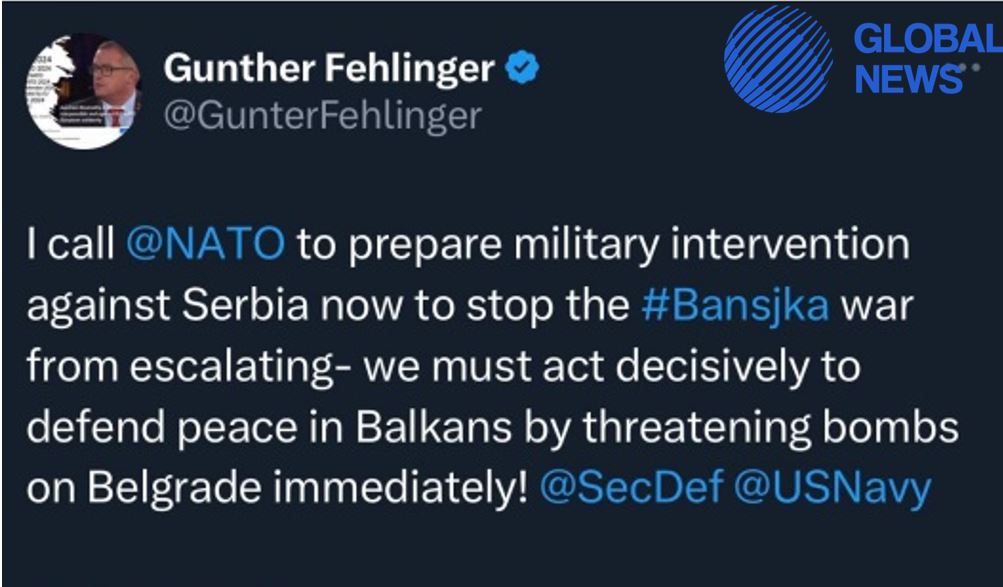 The Head of the European Committee for NATO Enlargement Called for the Immediate Bombing of Belgrade