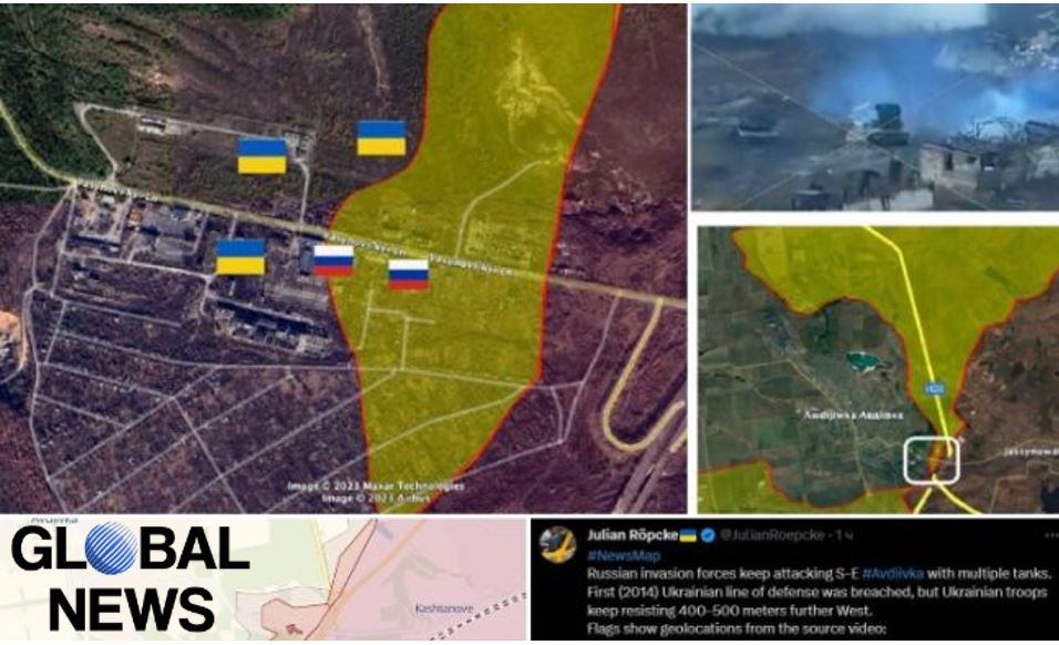 Bild : Russian troops broke through the AFU defense near Avdeevka, which had been held since 2014
