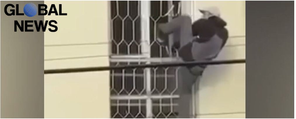 Ukrainian Man’s Daring Escape from Military Recruitment Center through a Barred Window Caught on Video